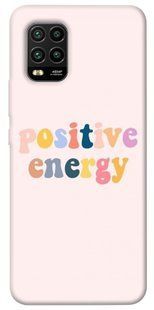 Чехол для Xiaomi Mi 10 Lite PandaPrint Positive energy надписи