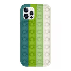 Чехол для iPhone SE (2020) Pop-It Case Поп ит Pine Green/White