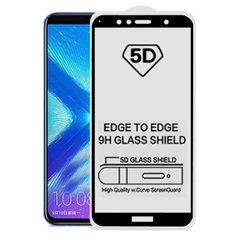 5D стекло для Huawei Honor 7a Черное - Полный клей / Full Glue