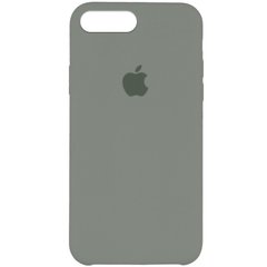Чохол silicone case for iPhone 7 Plus/8 Plus Mist Blue / Сірий