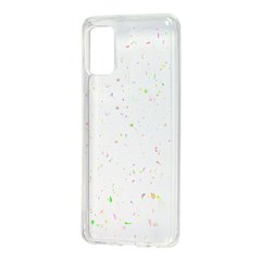 Чохол для Samsung Galaxy A41 (A415) Wave confetti прозорий мікс