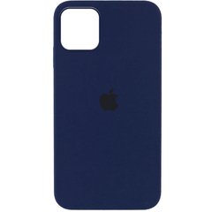 Чехол Silicone Case Full Protective (AA) для Apple iPhone 12 mini (5.4") (Синий / Deep navy)