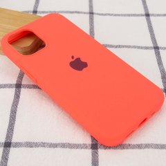 Чехол для Apple iPhone 12 Pro Silicone Full / закрытый низ (Арбузный / Watermelon red)