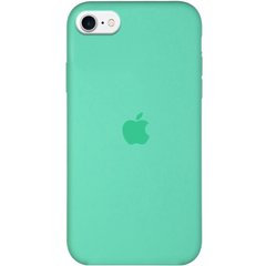 Чехол Silicone Case Full Protective (AA) для Apple iPhone SE (2020) (Зеленый / Spearmint)