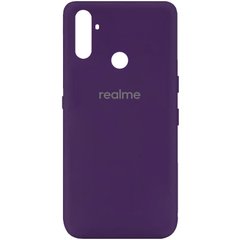 Чехол Silicone Cover My Color Full Protective (A) для Realme C3 фиолетовый