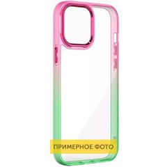 Чехол TPU+PC Fresh sip series для Samsung Galaxy M33 5G Салатовый / Розовый