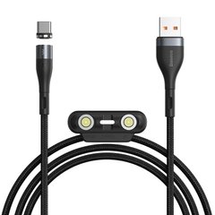 Кабель Baseus Combo Micro USB/Lightning/Type-c Zinc Magnetic Safe Fast Charging Data Cable |1m, 3A| (CA1T3-A02) Black, Black