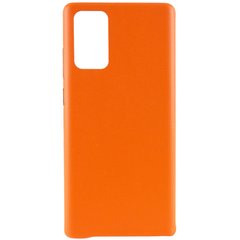 Кожаный чехол AHIMSA PU Leather Case (A) для Samsung Galaxy Note 20 (Оранжевый)