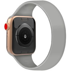 Ремінець Solo Loop для Apple watch 38mm/40mm 170mm (8) (Сірий / Mist Blue)