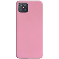 Силиконовый чехол Candy для Oppo A92s (Розовый)