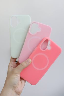 Чехол для iPhone 13 Pro Neon Silicone Case MagSafe Berry Pink