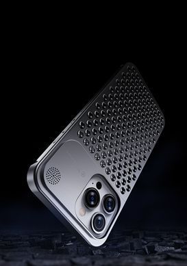 Металевий чохол для iPhone 13 Pro Aluminium Case Militari Grade Graphite
