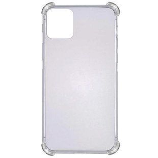 TPU чохол GETMAN Ease logo посилені кути для Apple iPhone 13 (6.1"") Сірий (прозорий)