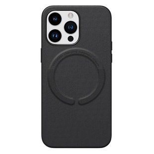 Чехол для iPhone 14 New Leather Case With Magsafe Black