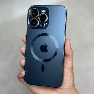 Чехол для iPhone 14 Pro AG Titanium case Magsafe Titanium Blue