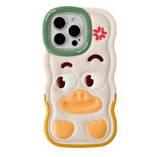 Чохол для iPhone 14 Хвилястий Duck + підставка