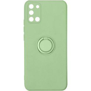 Чохол TPU Candy Ring Full Camera для Samsung Galaxy A31 (М'ятний / Mint)