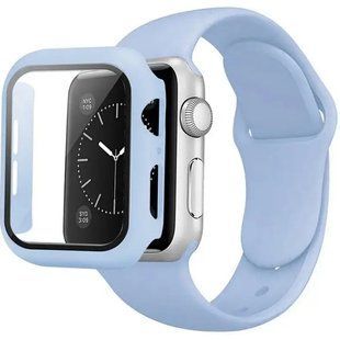 Ремінець для Apple Watch 38mm | 40mm | 41mm Silicone BAND+CASE Lilac