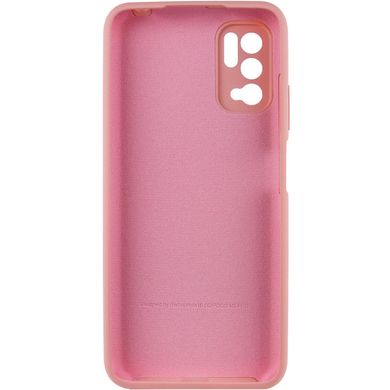 Чехол Silicone Cover Full Camera (AA) для Xiaomi Redmi Note 10 5G / Poco M3 Pro Розовый / Pink