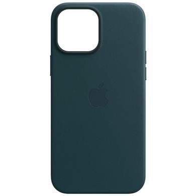 Кожаный чехол Leather Case with MagSafe для Apple iPhone 16 Темно - зеленый / Forest Green