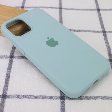 Чехол для Apple iPhone 16 Pro Silicone Case Full / закрытый низ Бирюзовый / Turquoise