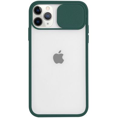 Чехол Camshield mate TPU со шторкой для камеры для Apple iPhone 12 Pro / 12 (6.1") (Зеленый)