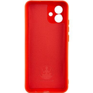 Чехол для Samsung Galaxy A04e Silicone Full camera закрытый низ + защита камеры Красный / Red