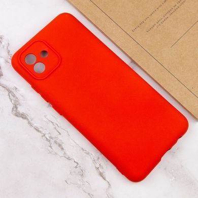 Чехол для Samsung Galaxy A04e Silicone Full camera закрытый низ + защита камеры Красный / Red