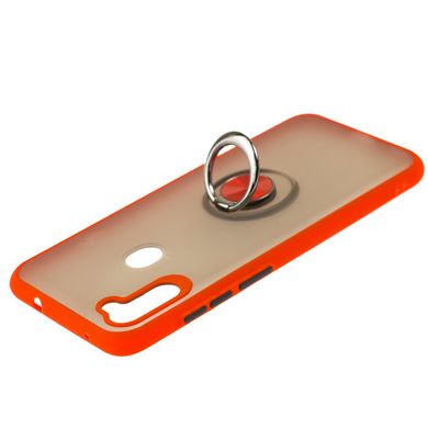Чехол для Samsung Galaxy A11 / M11 LikGus Maxshield Magnetic Ring красный