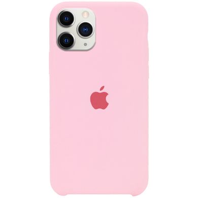 Чехол silicone case for iPhone 11 Pro Max (6.5") (Розовый / Light pink)