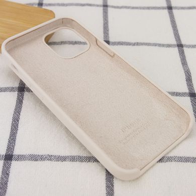 Чохол silicone case for iPhone 12 Pro / 12 (6.1") (Бежевий / Antigue White)