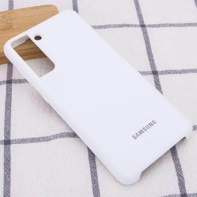 Чехол Silicone Cover (AA) для Samsung Galaxy S21 (Белый / White)