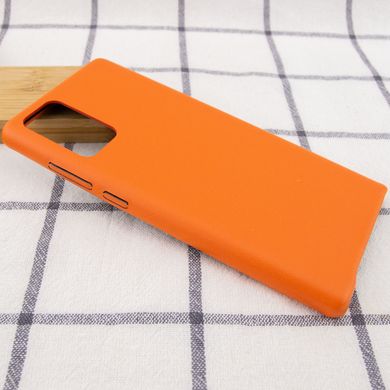 Кожаный чехол AHIMSA PU Leather Case (A) для Samsung Galaxy Note 20 (Оранжевый)
