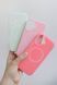 Чехол для iPhone 13 Pro Neon Silicone Case MagSafe Berry Pink