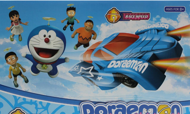 Антигравітаційна супер машинка літає по стінах Doraemon