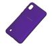 Чехол для Samsung Galaxy A10 (A105) Silicone Full фиолетовый c закрытым низом и микрофиброю