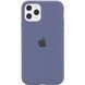 Чохол для Apple iPhone 11 Pro Max Silicone Full / закритий низ / Темний Синій / Midnight Blue