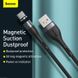 Кабель Baseus Type-C Zinc Magnetic Safe Fast Charging Data Cable |1m, 3A| (CATXC-MG1) Black, Black