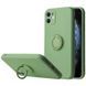 Чехол TPU Candy Ring Full Camera для Apple iPhone 12 (6.1"") Мятный / Mint
