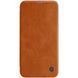 Шкіряний чохол (книжка) Nillkin Qin Series для Apple iPhone 12 Pro / 12 (6.1 "") Коричневий