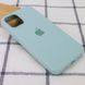 Чохол для Apple iPhone 16 Pro Silicone Case Full / закритий низ Бірюзовий / Turquoise