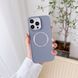 Чехол для iPhone 11 Matte Colorful Metal Frame MagSafe Lavander Grey