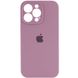 Чехол для Apple iPhone 13 Pro Silicone Full camera закрытый низ + защита камеры / Лиловый / Lilac Pride