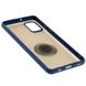 Чохол для Samsung Galaxy A31 (A315) LikGus Maxshield Magnetic Ring синій