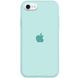 Чехол Silicone Case (AA) для Apple iPhone SE (2020) (Бирюзовый / Turquoise)