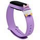 Силіконовий ремінець Cartoon Face для Xiaomi Mi Band 5 (Бузковий / Поночка)