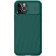 Карбоновая накладка Nillkin Camshield (шторка на камеру) для Apple iPhone 13 Pro Max (6.7") Зеленый / Dark Green