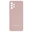 Чехол Silicone Cover Full Camera (AA) для Samsung Galaxy A73 5G Розовый / Pink Sand