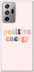 Чехол для Samsung Galaxy Note 20 Ultra PandaPrint Positive energy надписи