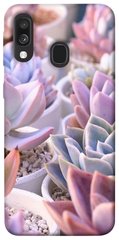 Чехол для Samsung Galaxy A40 (A405F) PandaPrint Эхеверия 2 цветы